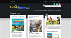 Desktop Screenshot of ludigaume.be